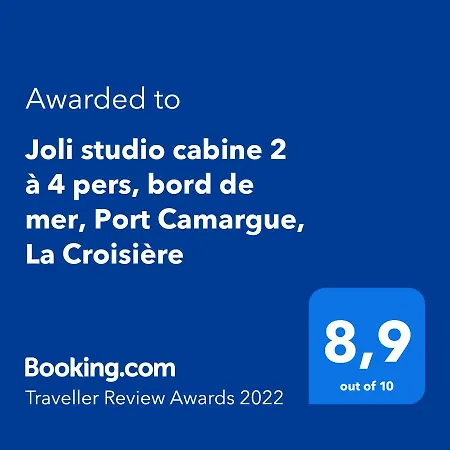 Apartment Joli Studio Cabine 2 A 4 Pers, Bord De Mer, Port Camargue, La Croisiere Le Grau-du-Roi